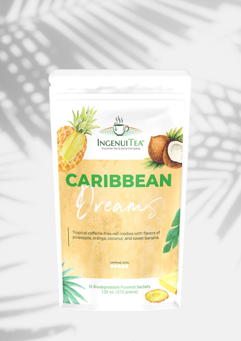 Escape to the Tropical Paradise with a Cup of Rooibos Caribbean Dreams Tea!