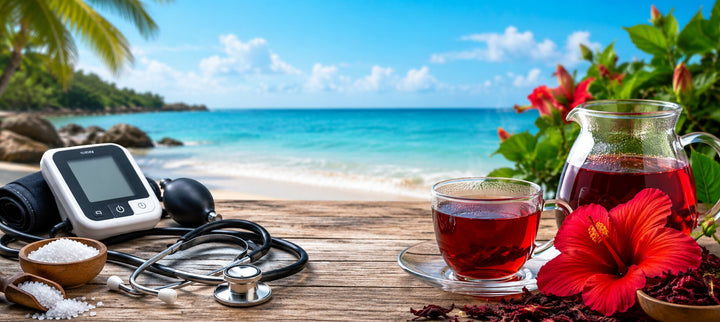 hibiscus herbal tea wellness ritual