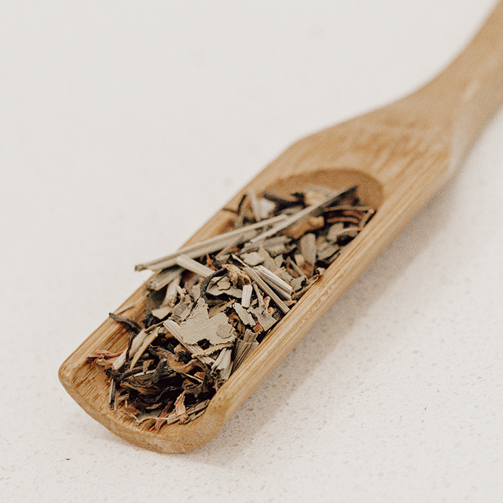 IngenuiTea™ BLK Beauty on spoon