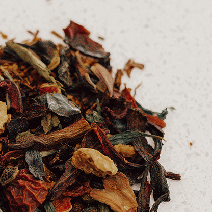 Close up of IngenuiTea™ Hibiscus Sunrise