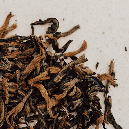 Close up of IngenuiTea™ Duchess Blend loose leaf tea