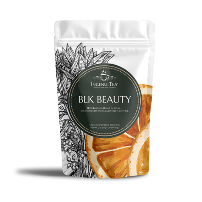 BLK Beauty from IngenuiTea™, a black tea which is a premium loose leaf tea