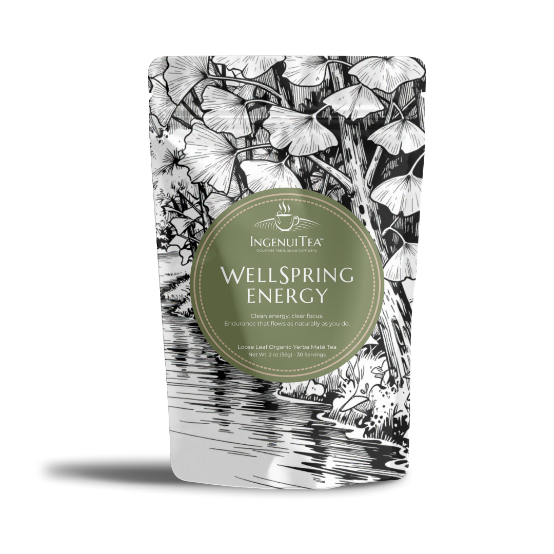 WellSpring Energy from IngenuiTea™, a green tea which is a premium loose leaf tea